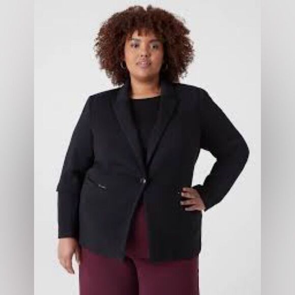 NWT LANE BRYANT 24 Sexy Stretch Dress Preppy Jacket - Picture 6 of 12